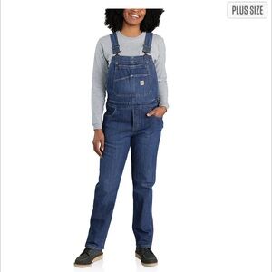 Carhartt Women's Blue Jeans Overalls